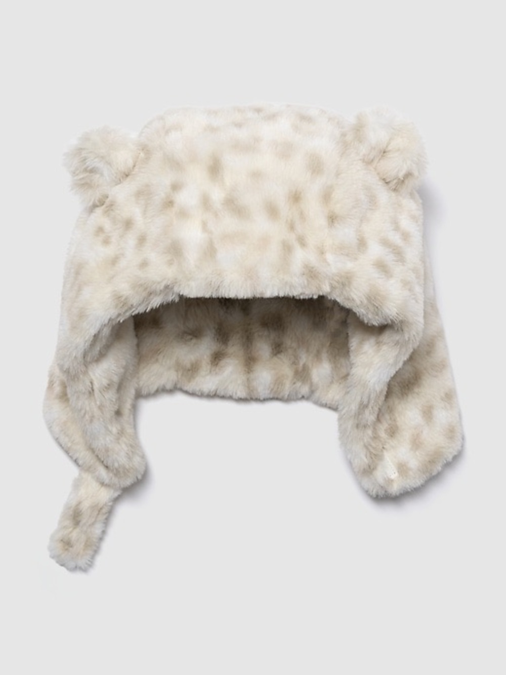 Gap Faux Fur Bear Ear Hat Baby 6-9 Months NWT
